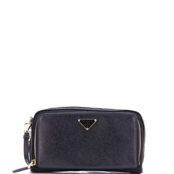 Prada Double Zip Camera Bag Tessuto And #233642P11B